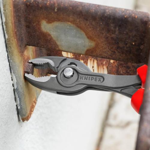 Knipex TwinGrip Front & Side Gripping Pliers with Comfort Handles Grey Atramentized 200mm 82 02 200